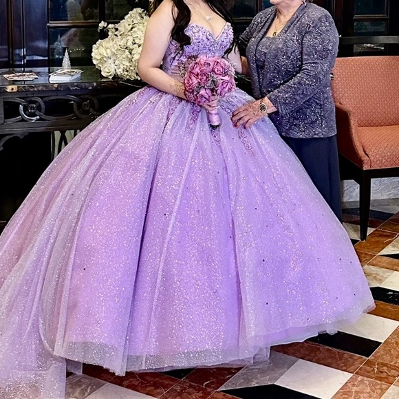 Quinceañera or sweet sixteen dress.